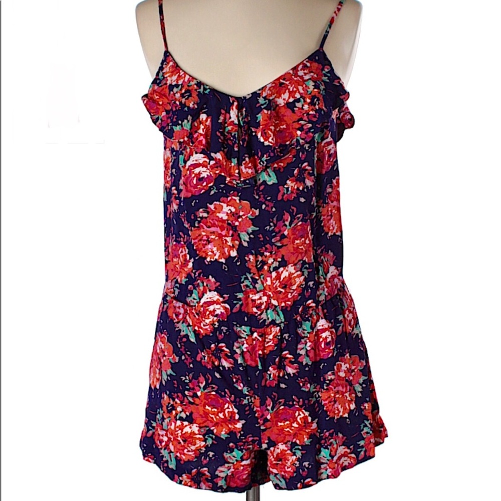 Mimi Chica Floral Romper Size Sm